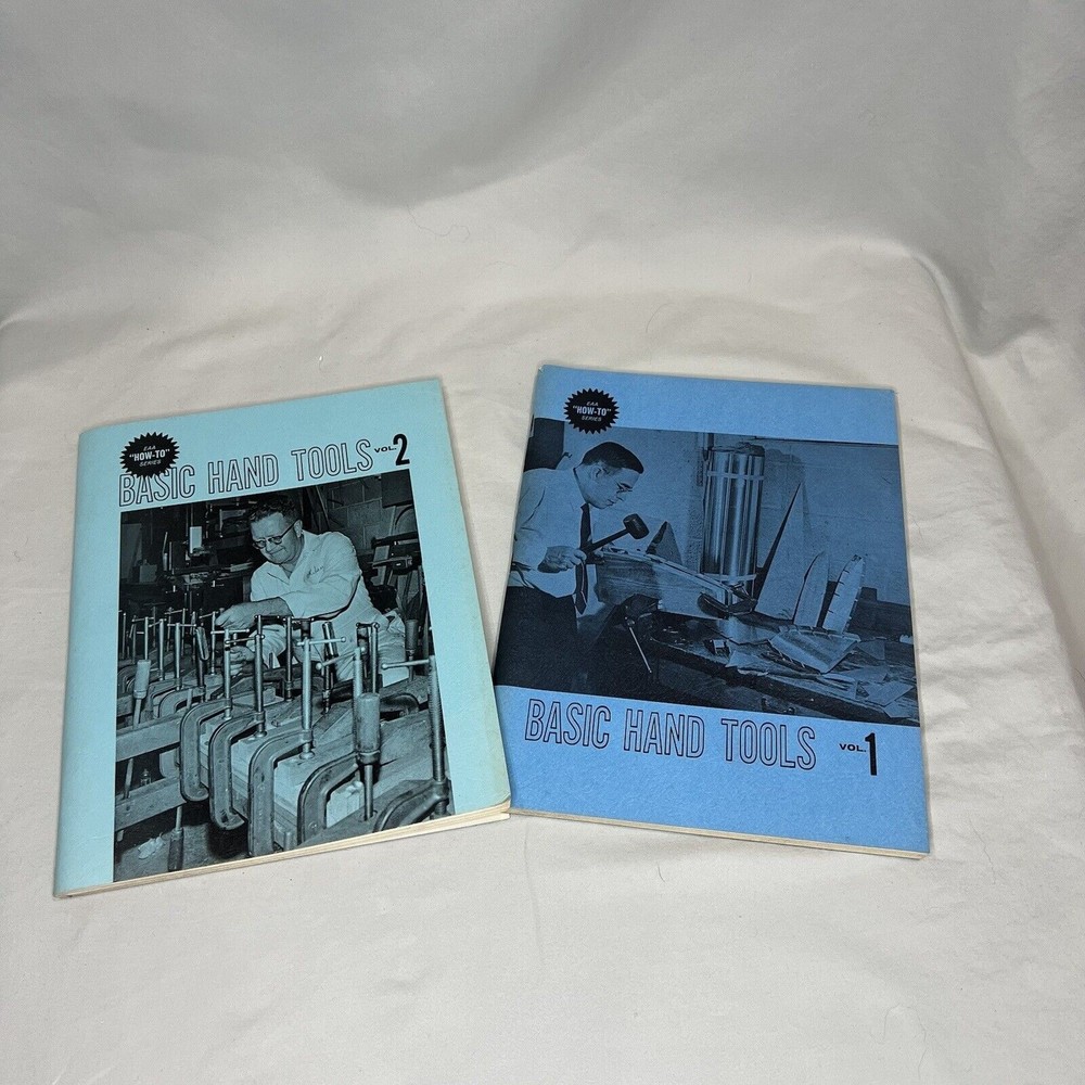 EEA “How To” Series Basic Hand Tools Volume 1&2 1960’s Airplanes/Aviation